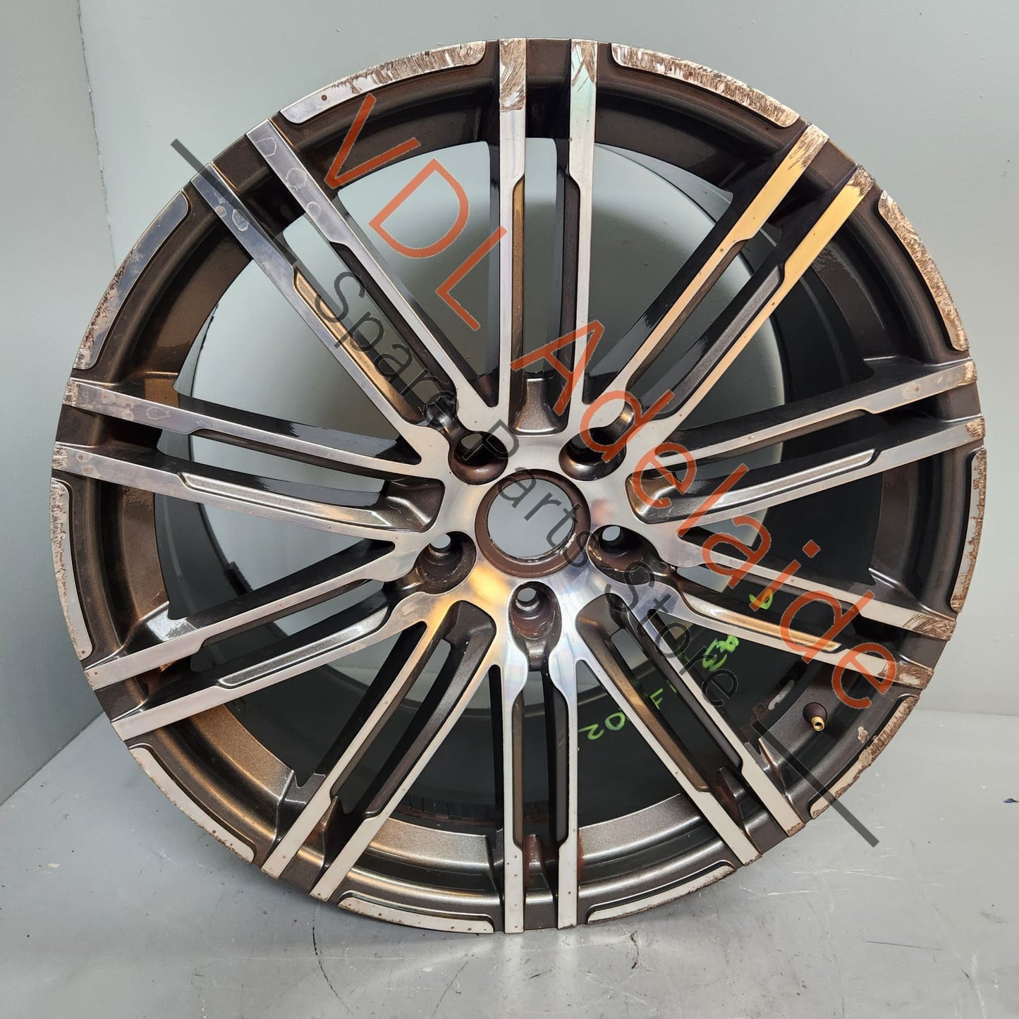 95836214220 KPL 1x Porsche Cayenne 21in 21x10 Alloy Wheel Turbo Design 95836214220 #02