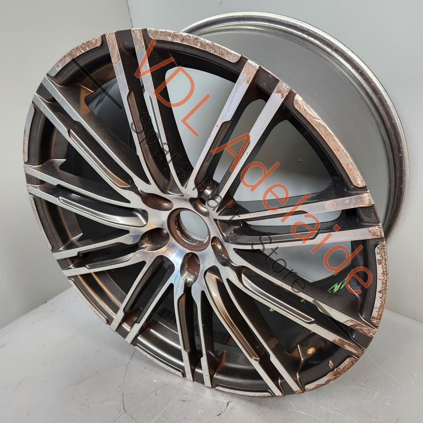 95836214220 KPL 1x Porsche Cayenne 21in 21x10 Alloy Wheel Turbo Design 95836214220 #02