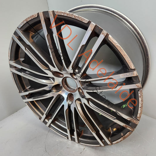 95836214220 KPL    1x Porsche Cayenne 21in 21x10 Alloy Wheel Turbo Design 95836214220 #02