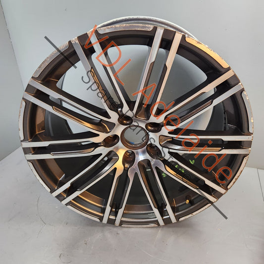 95836214220 KPL    1x Porsche Cayenne 21in 21x10 Alloy Wheel Turbo Design 95836214220 #03