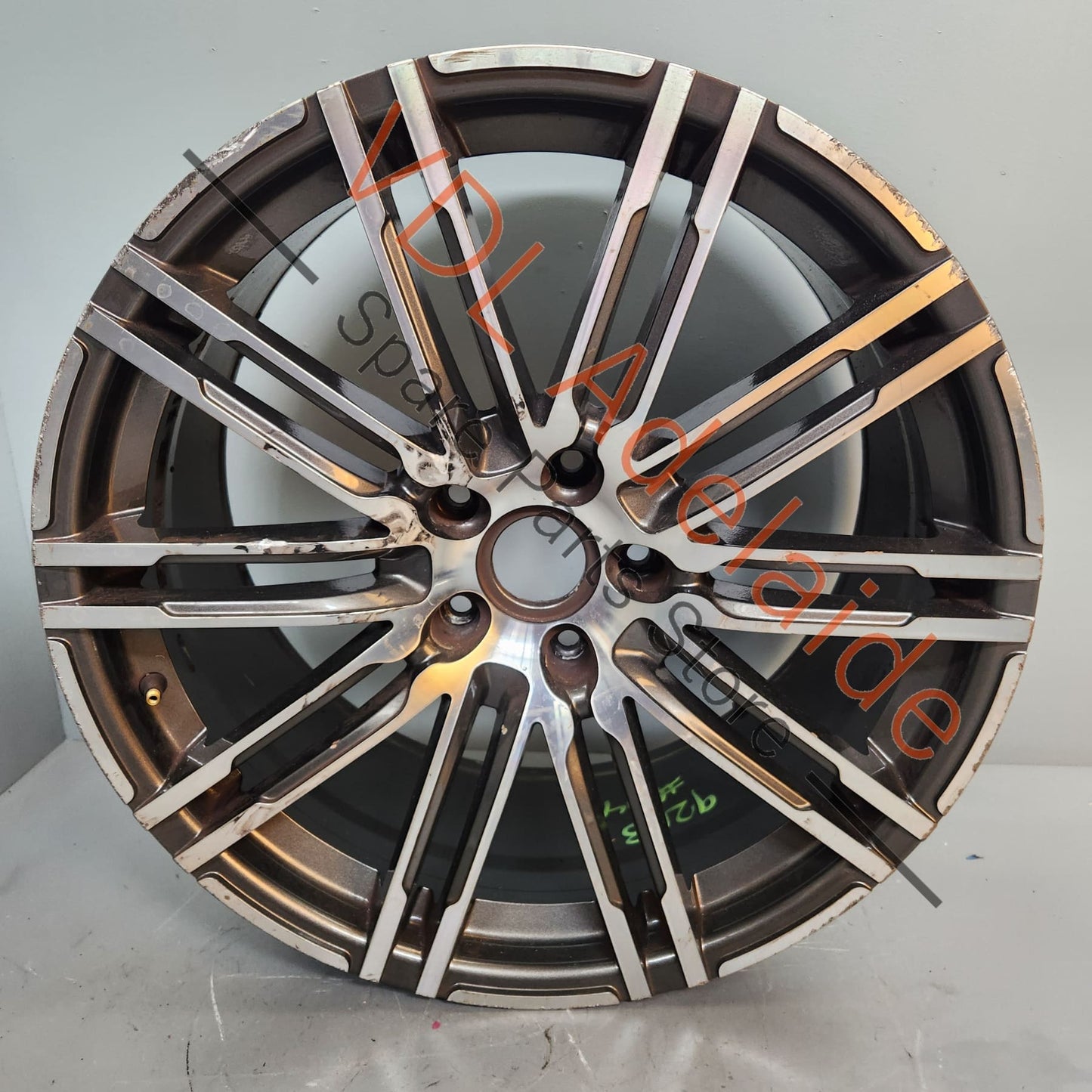 95836214220 KPL 1x Porsche Cayenne 21in 21x10 Alloy Wheel Turbo Design 95836214220 #03