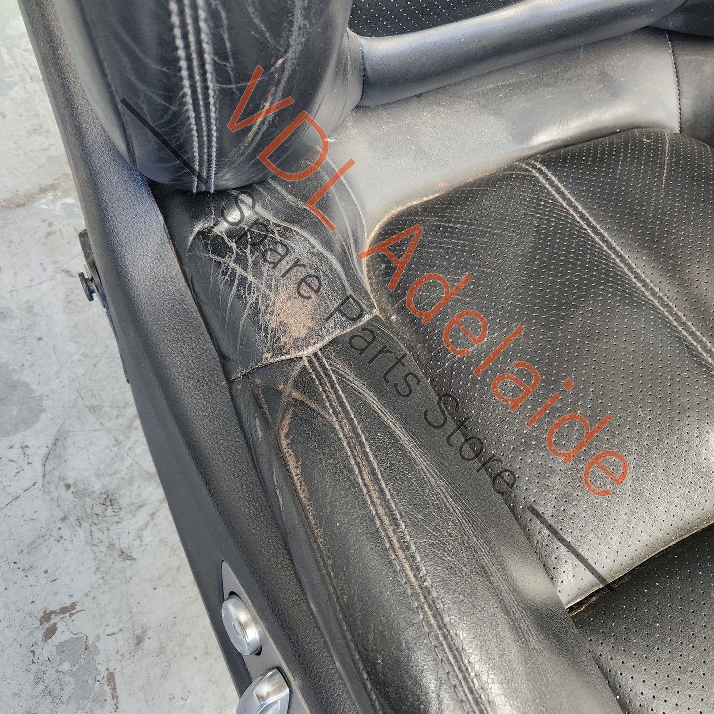 9A7959748B Porsche Cayenne 958 Front Right Seat Complete Black Leather w Heating 95861876004 9A7959748B