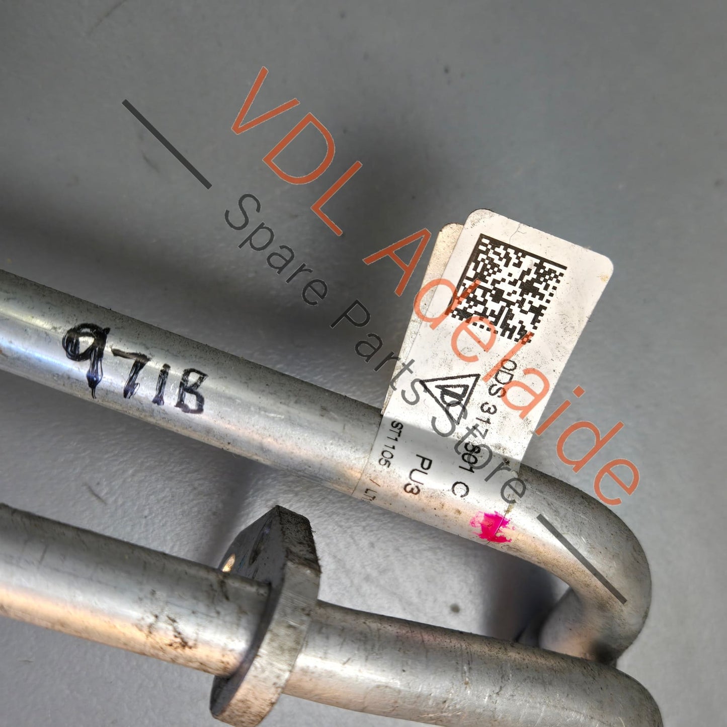 0DS 317 801 B 9A7 317 801 03 Porsche Panamera 971 Transmission Oil Cooler Pressure Hose Pipe