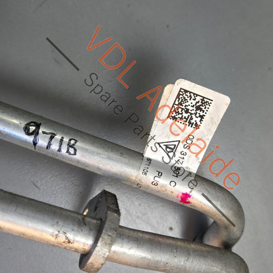 0DS 317 801 B 9A7 317 801 03 Porsche Panamera 971 Transmission Oil Cooler Pressure Hose Pipe