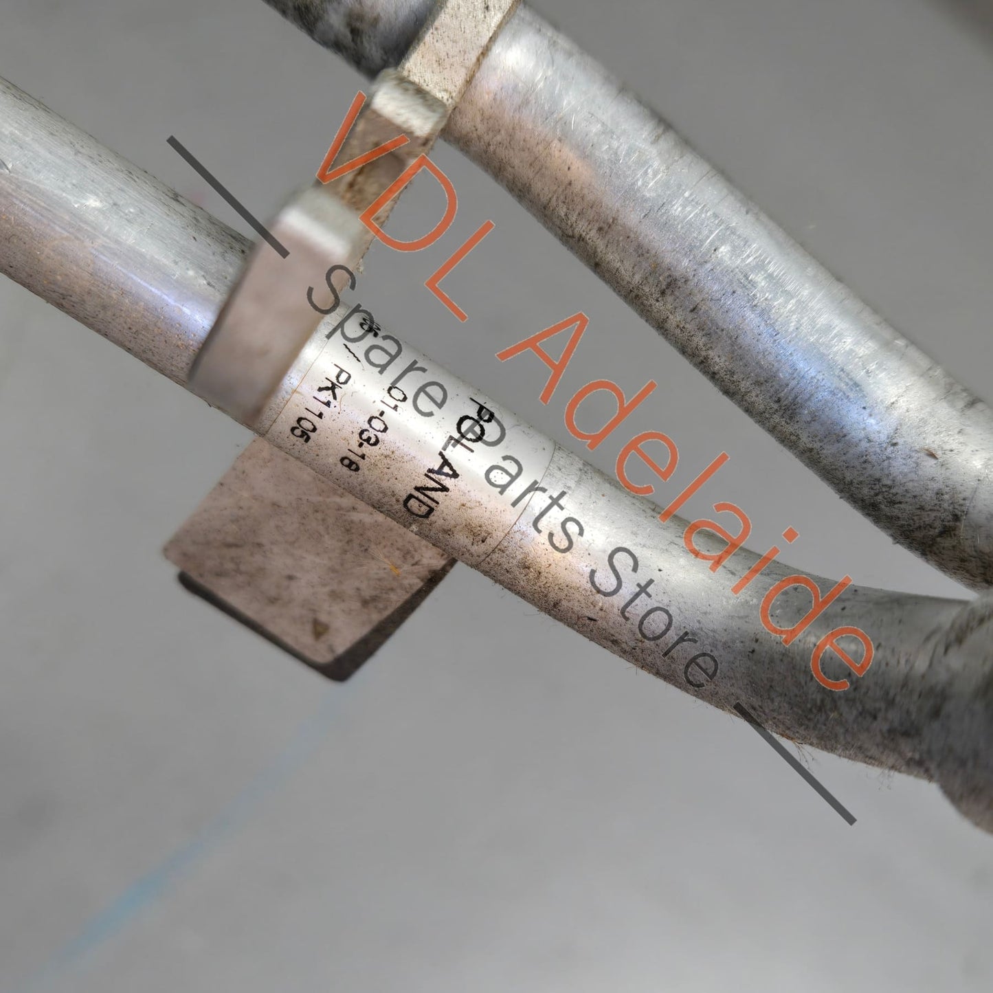 0DS 317 801 B 9A7 317 801 03 Porsche Panamera 971 Transmission Oil Cooler Pressure Hose Pipe