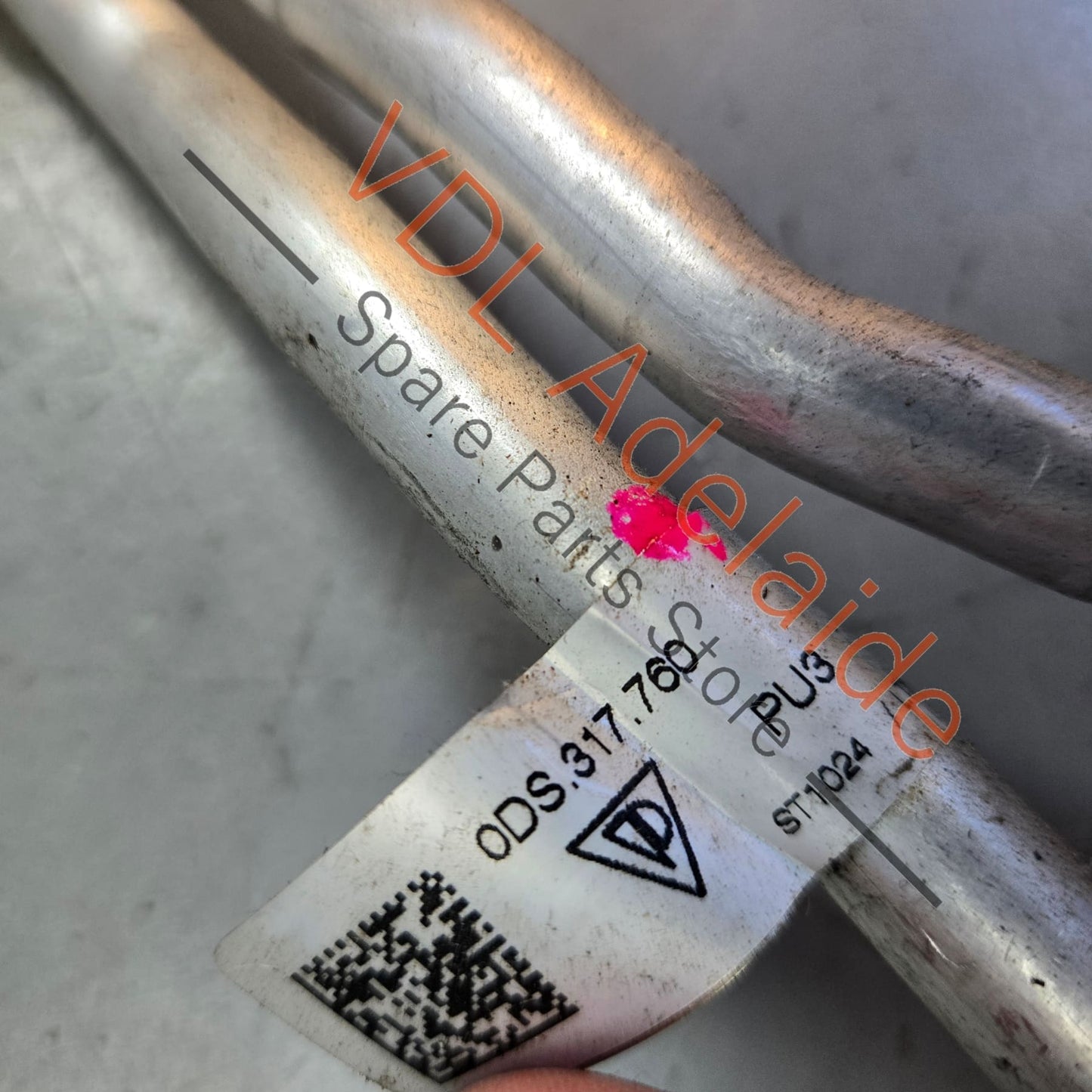 Porsche Panamera 971 Transmission Oil Cooler Pressure Hose Pipe Rear