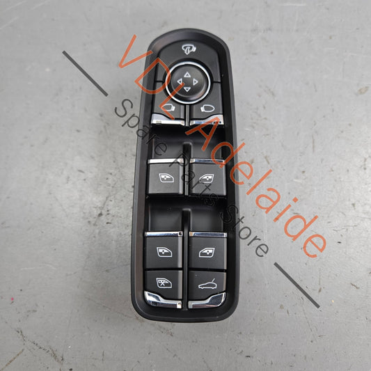 7PP959858AH DML    Porsche Cayenne 958 92A Drivers Master Power Window Switch 7PP959858H DML 7PP959858AH DML