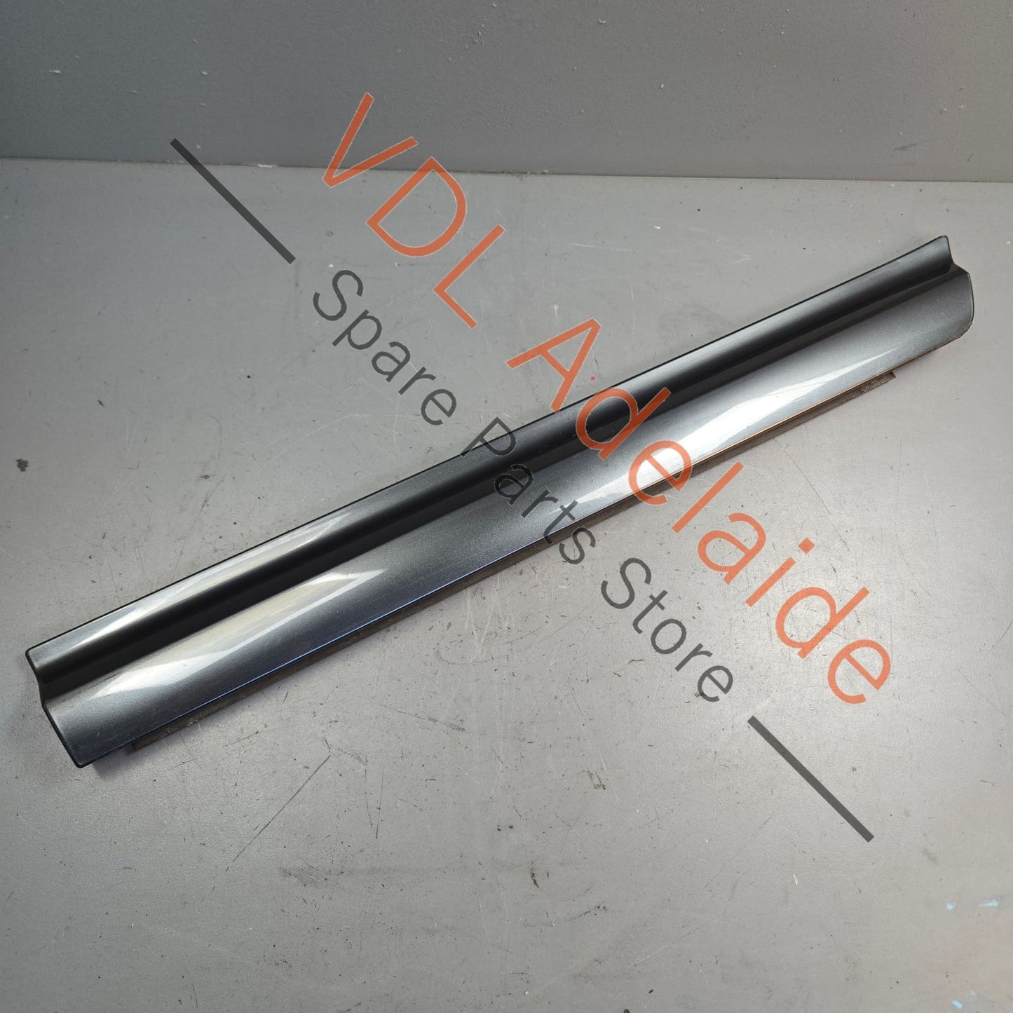 4E0853969C Audi A8 S8 Rear Left Lower Exterior Door Trim Moulding Plastic 4E0853969C