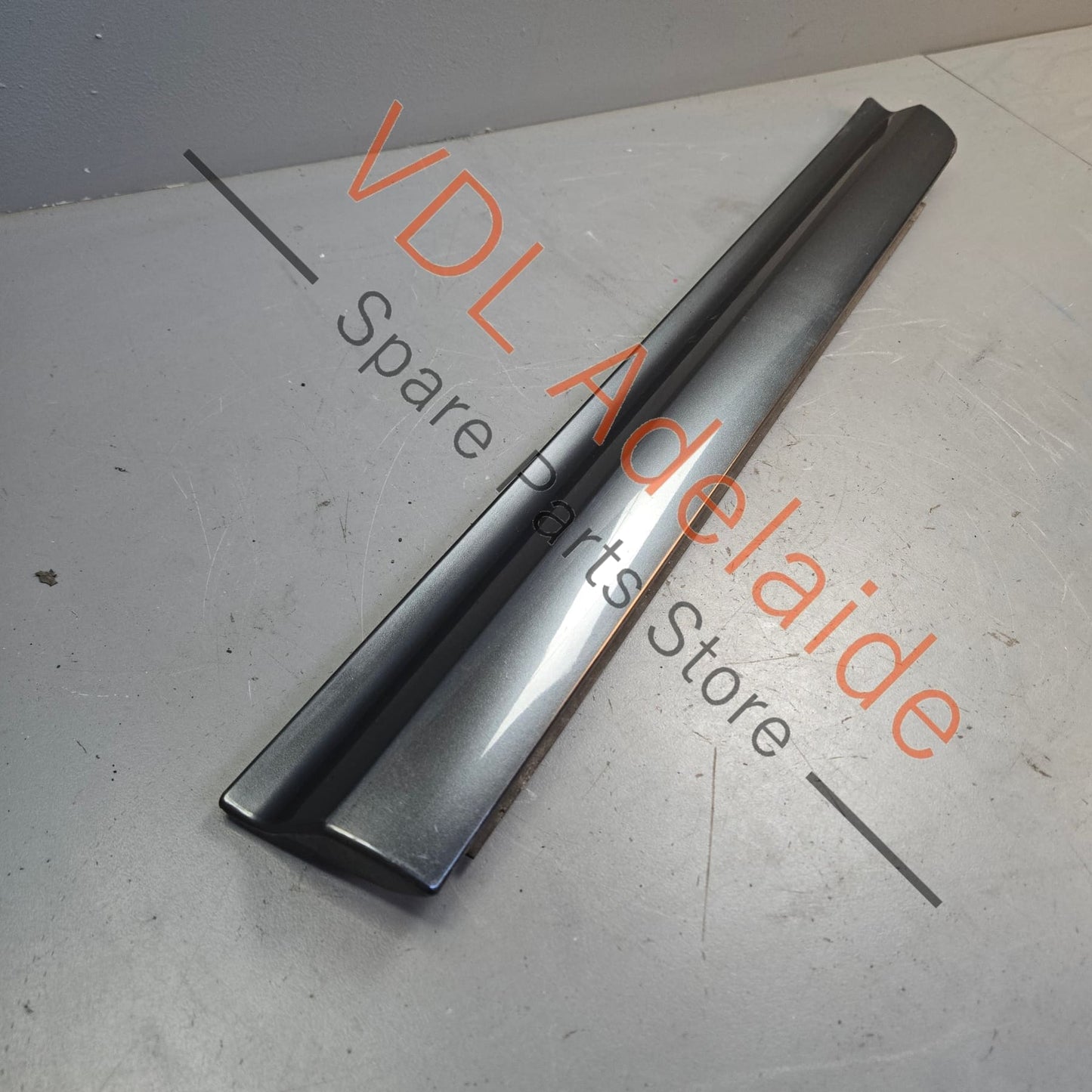 4E0853969C Audi A8 S8 Rear Left Lower Exterior Door Trim Moulding Plastic 4E0853969C
