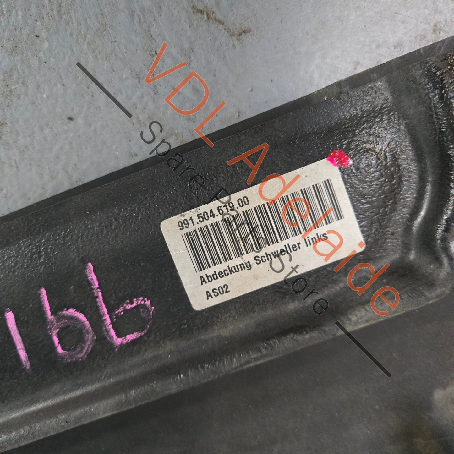 Porsche 911 991 991.2 Left side GTS GT3 Sideskirt 99150459503