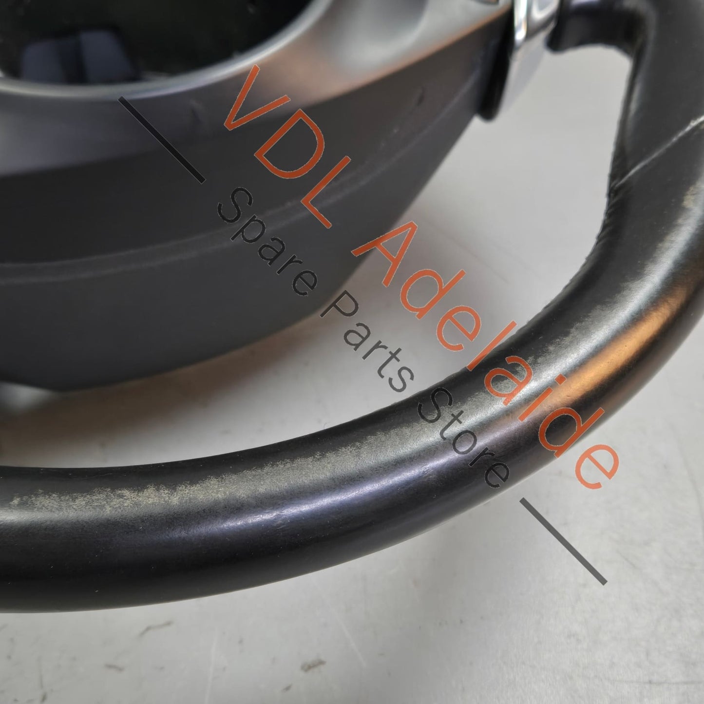 7PP959537AK Porsche Cayenne 958 Panamera 911 Multifunction Steering Wheel Black Leather