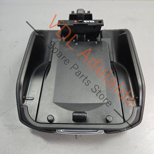 958 553 207 40 21U    Porsche Cayenne 958 Black Leather Armrest Arm Rest Console lid 95855320700 21U