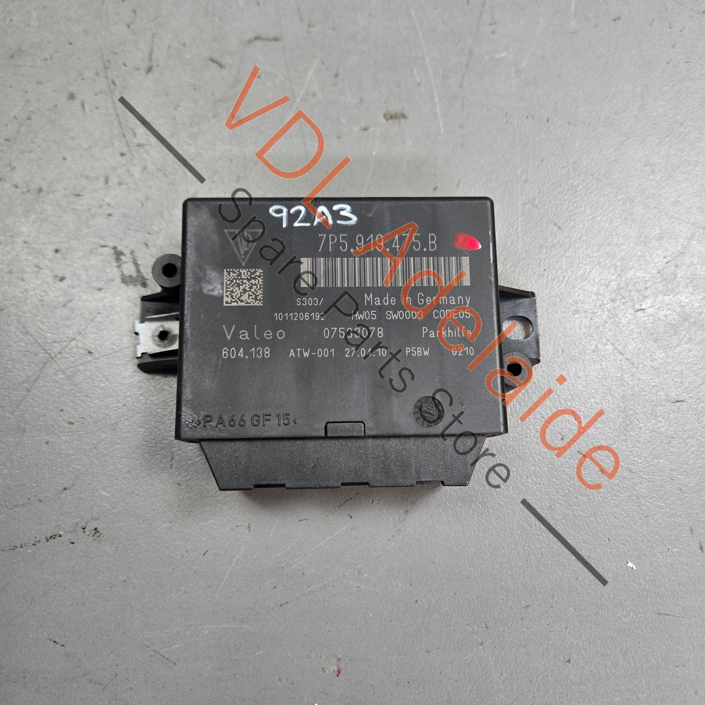 958 618 042 00 Porsche Cayenne 958 92A Parking Aid Control Unit ECU 7P5919475B 95861804200