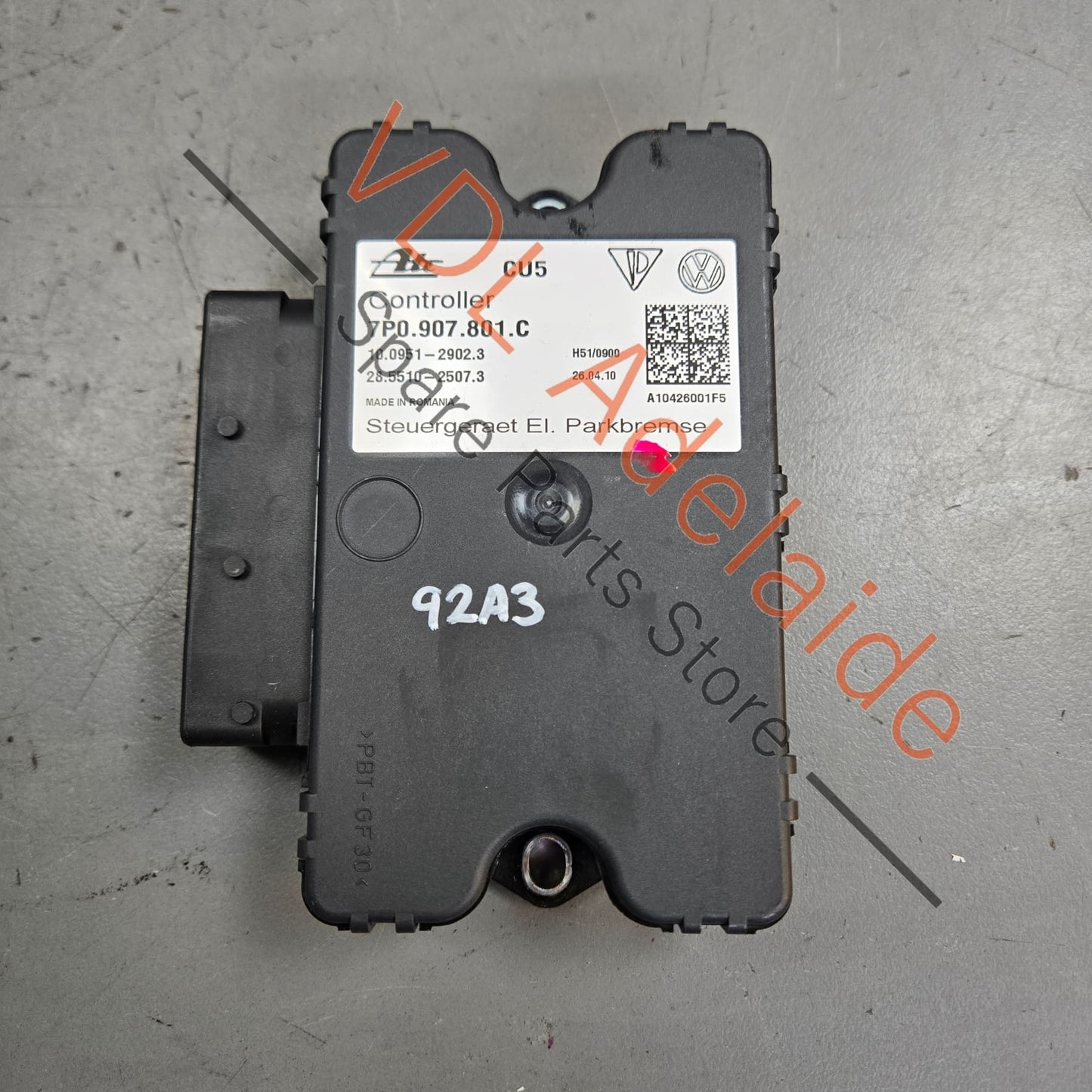 958 618 109 02 Porsche Cayenne 958 92A EPB Parking Park Brake Control Unit ECU 7P0907801C 95861810902