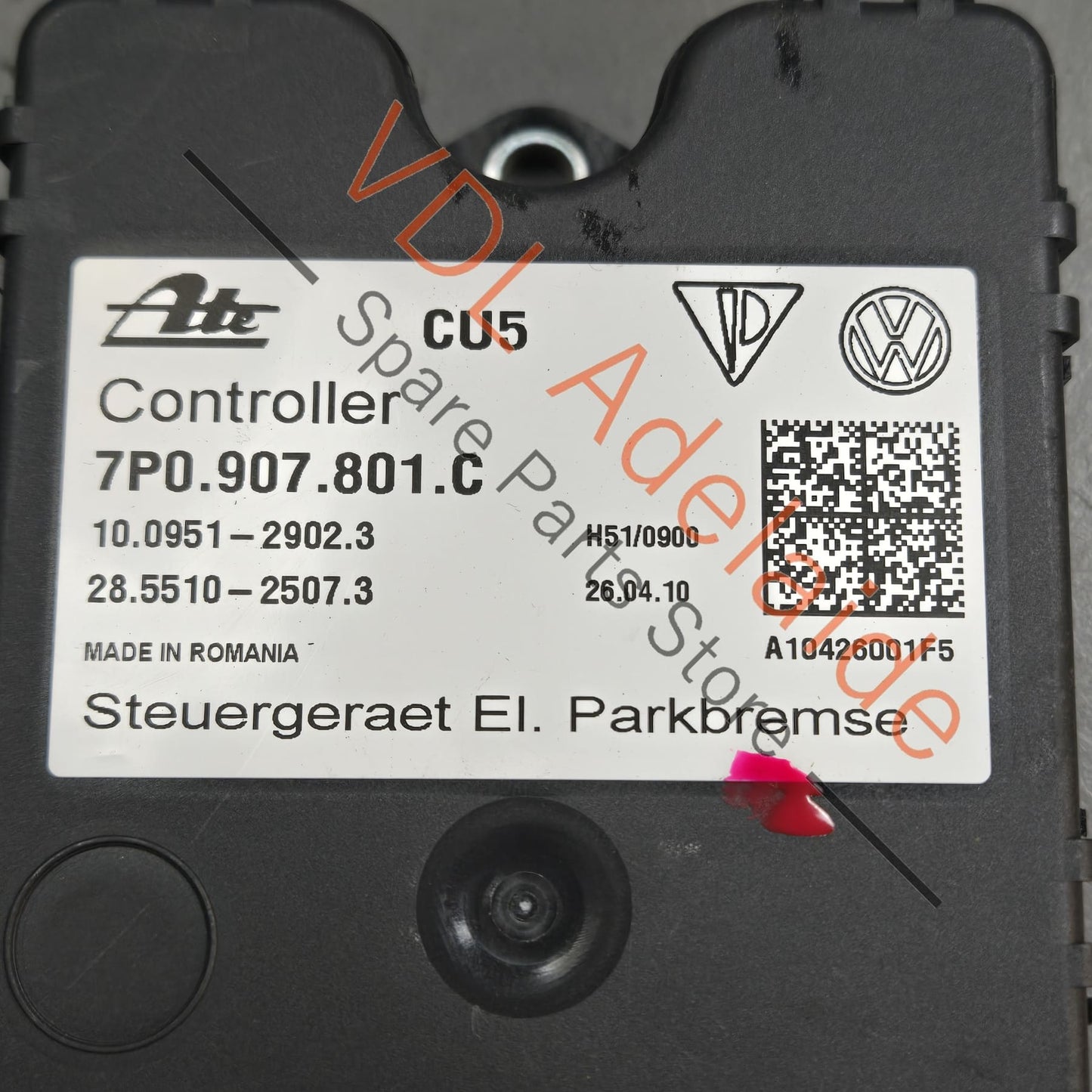 958 618 109 02 Porsche Cayenne 958 92A EPB Parking Park Brake Control Unit ECU 7P0907801C 95861810902