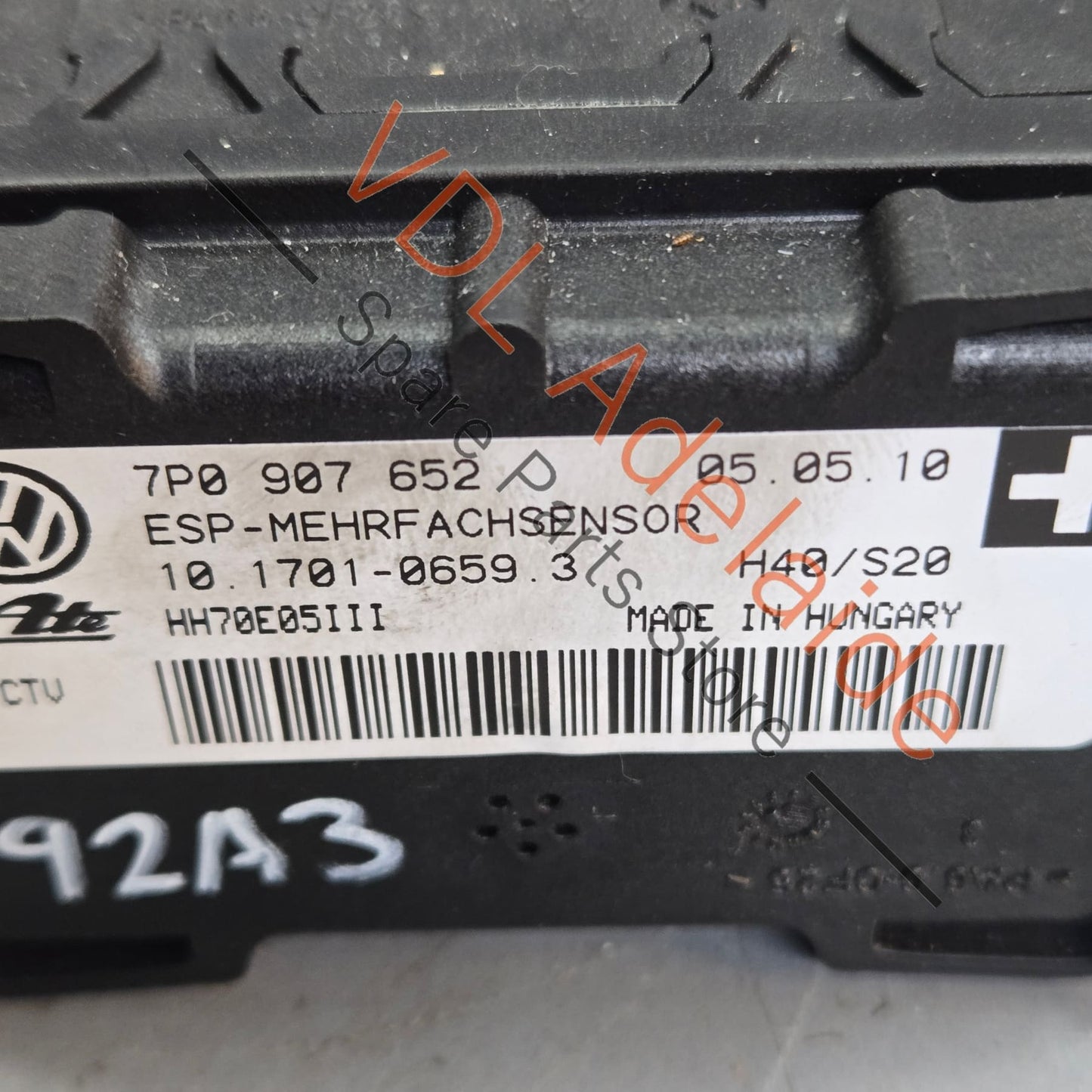 Porsche Cayenne 958 92A Yaw Rate ESP Sensor Module 7P0907652