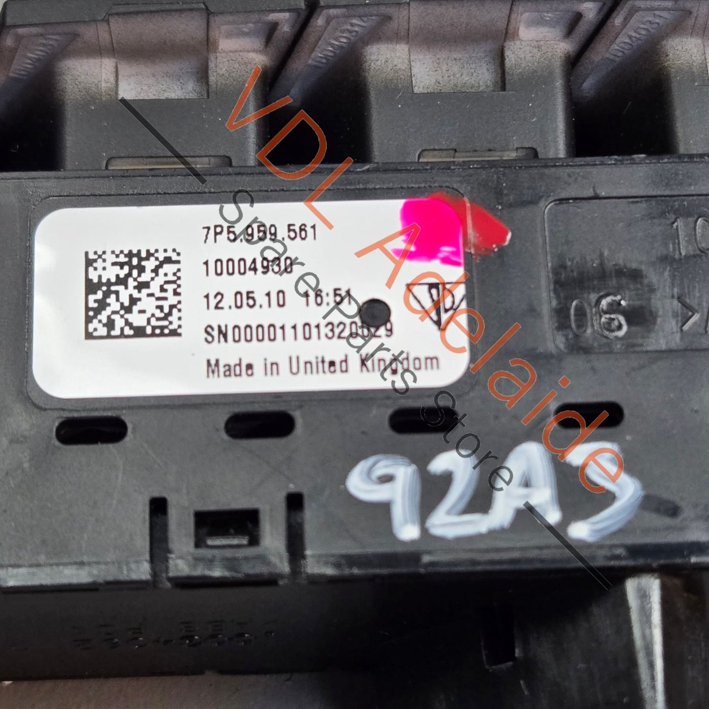 958 613 103 00 Porsche Cayenne 958 Left Memory Seat Switch 95861310300 7P5959561