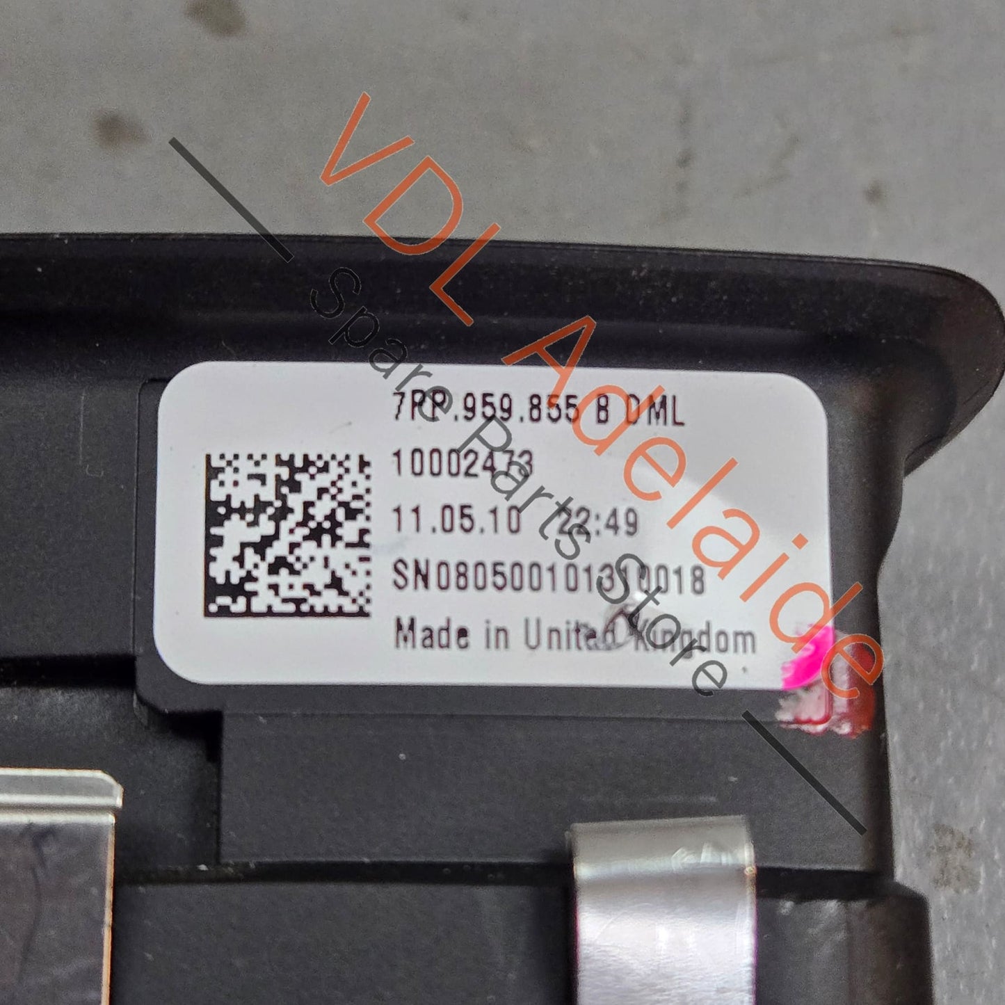 Porsche Cayenne 958 Passenger Power Window Switch 7PP959855B 7PP959832F