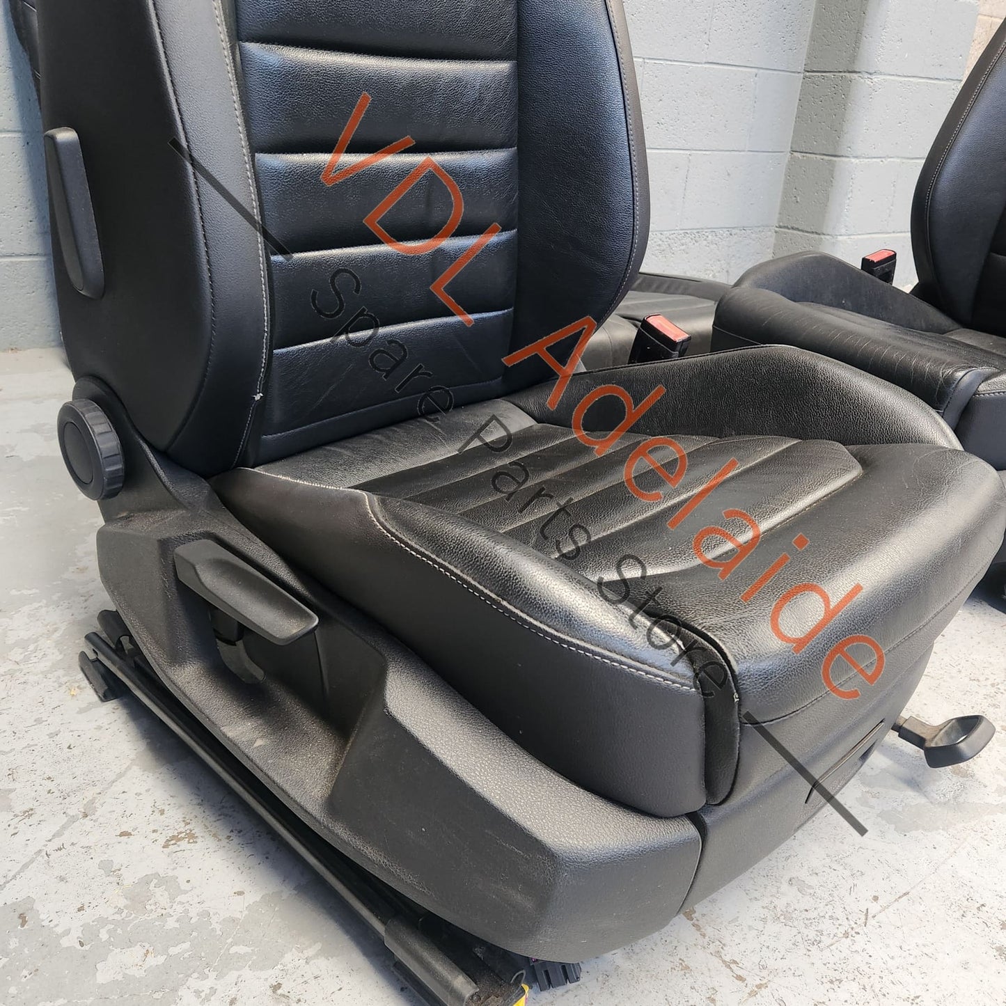 VW Golf MK7 Set of Black Leather Heated Seats Estate Wagon
