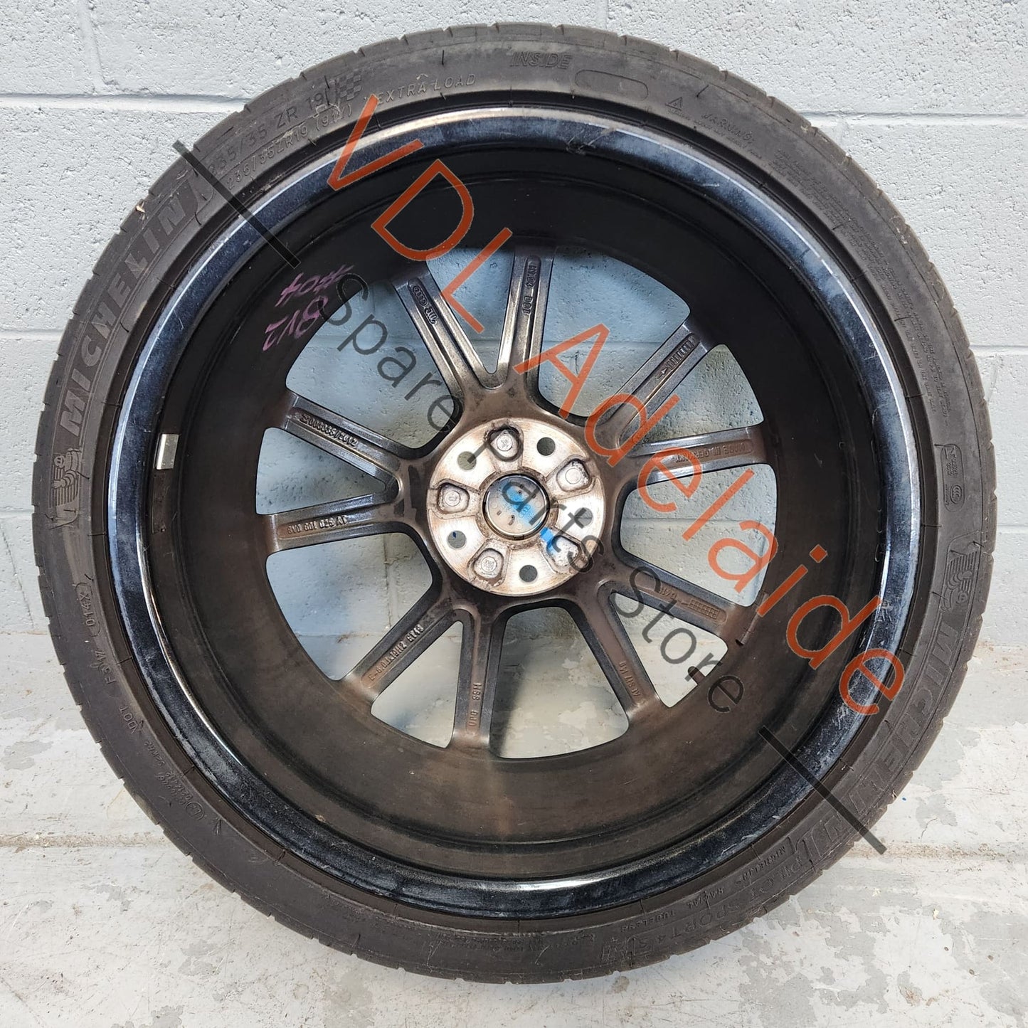 8V0601025AT 8V0601025FE Audi A3 S3 8V 19in 19x8 Alloy Wheel Genuine OEM 8V0601025AT #04