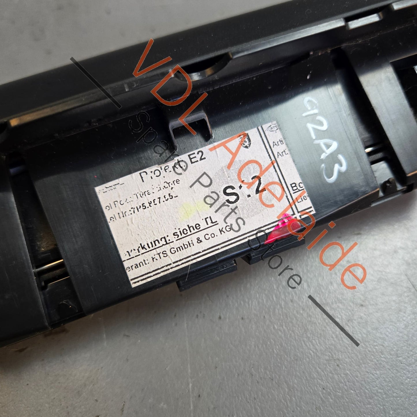7P5857952 Porsche Cayenne Rear Right Ashtray Storage Compartment Trim 7P5857952