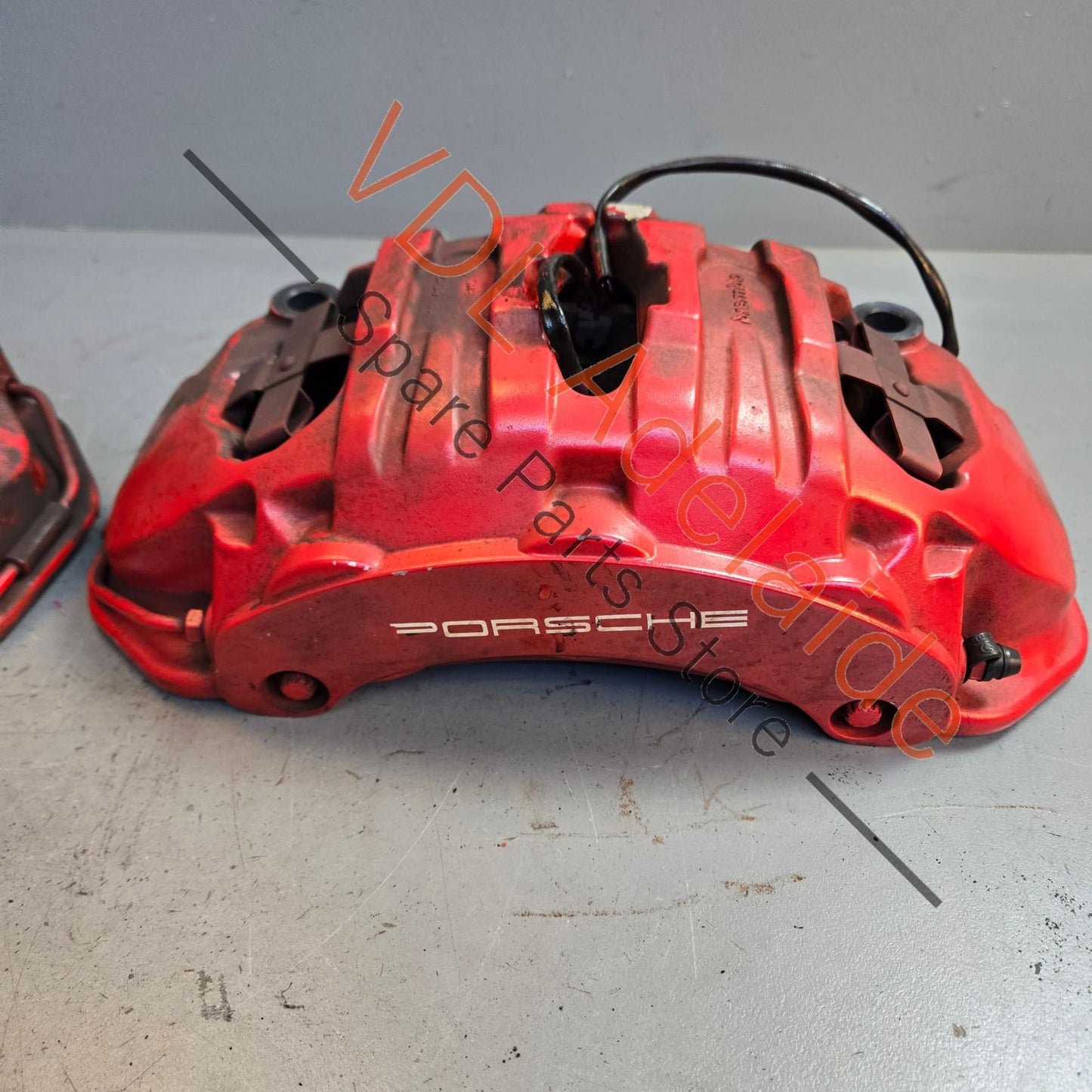7PP 615 149 AQ 7PP 615 150 AQ Pair of Porsche Cayenne 955 957 958 Front Brake Calipers Brembo 360mm 6x Piston