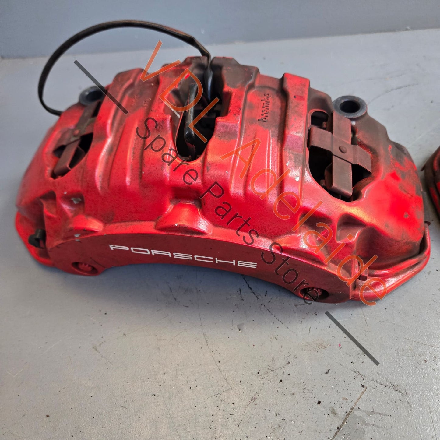 7PP 615 149 AQ 7PP 615 150 AQ Pair of Porsche Cayenne 955 957 958 Front Brake Calipers Brembo 360mm 6x Piston