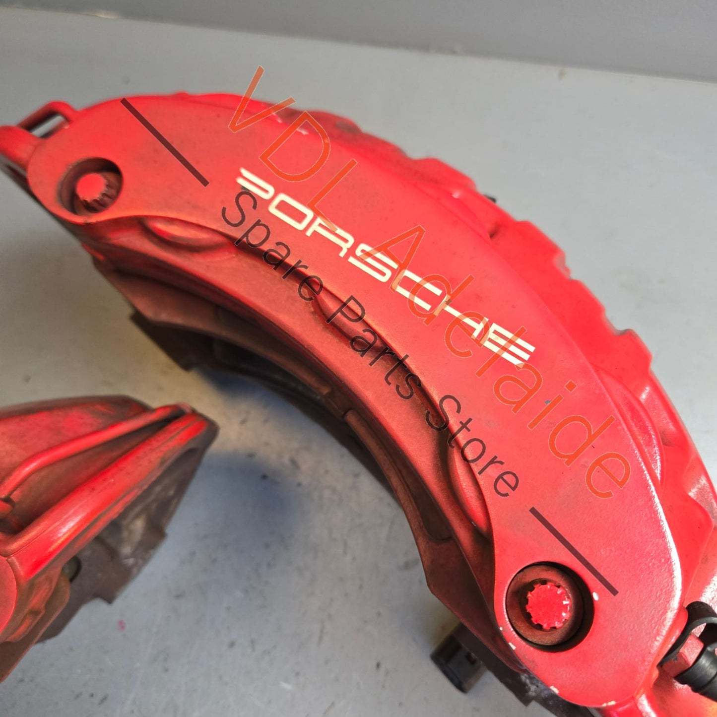 7PP 615 149 AQ 7PP 615 150 AQ Pair of Porsche Cayenne 955 957 958 Front Brake Calipers Brembo 360mm 6x Piston