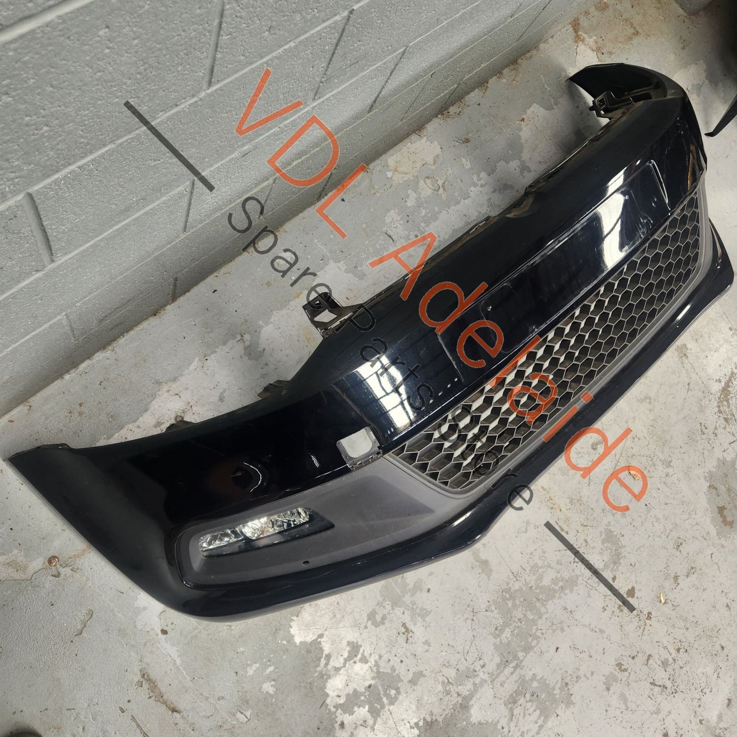 6R0807221HGRU 6R0805915D9B9 VW Polo MK5 6R Gti Front Bumper & Grille Assembly Orca Black, 2T2T