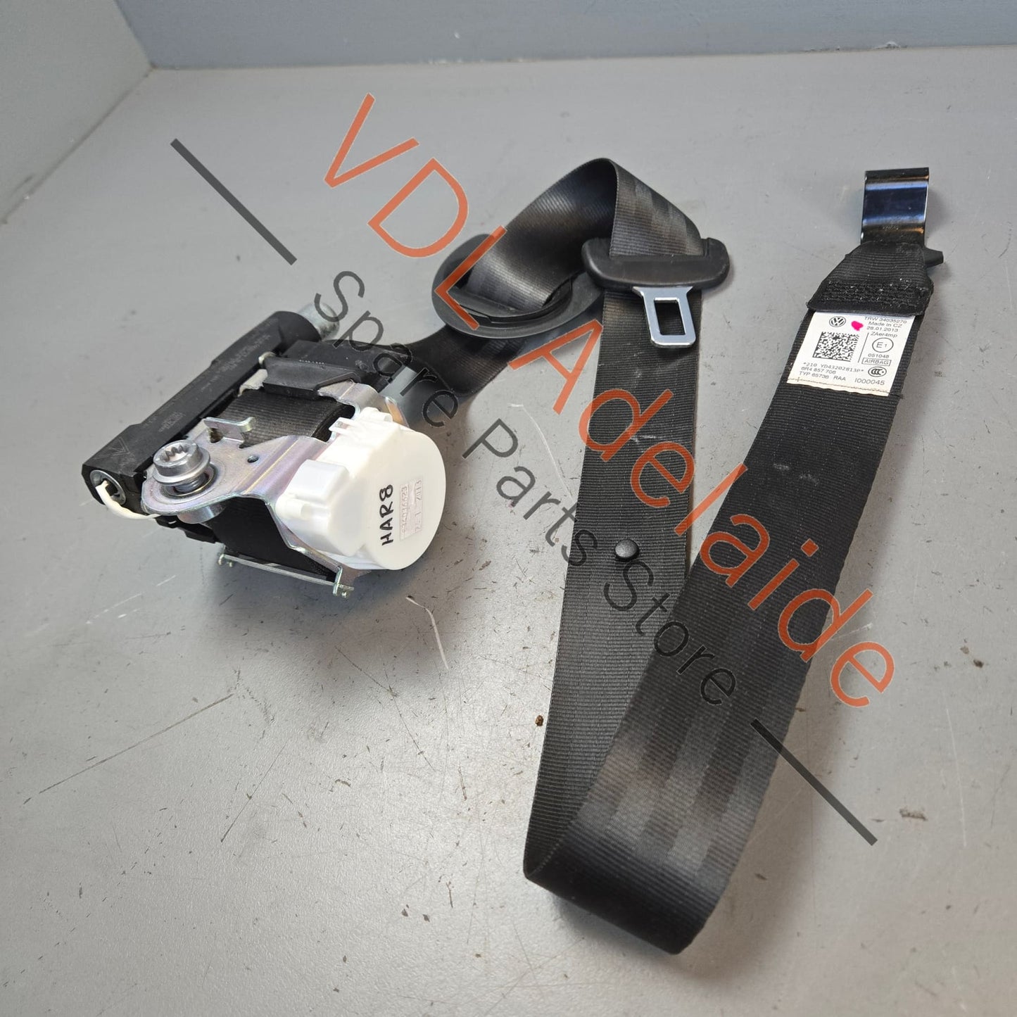 6R4857706RAA 6R4857706 VW Polo MK5 6R Front Right Seatbelt Seat Belt 6R4857706 RAA
