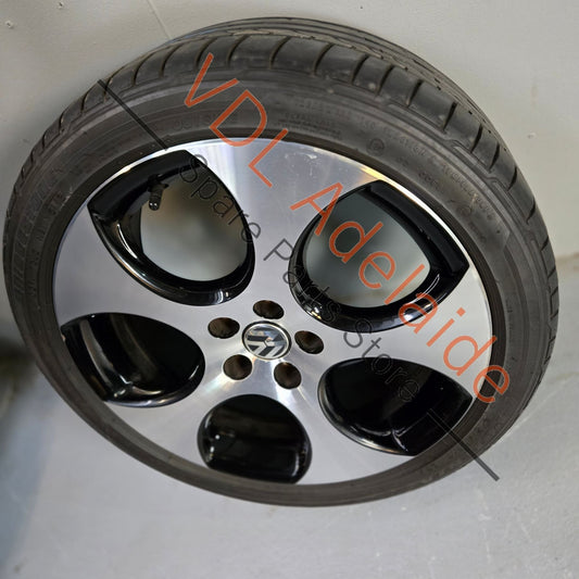 6R0601025S    Genuine VW Polo Gti Alloy Wheel 17in 17x7 Detroit Machined Face 5x100 ET46 #03