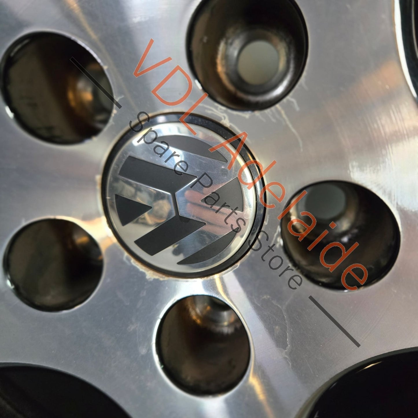6R0601025S Genuine VW Polo Gti Alloy Wheel 17in 17x7 Detroit Machined Face 5x100 ET46 #03