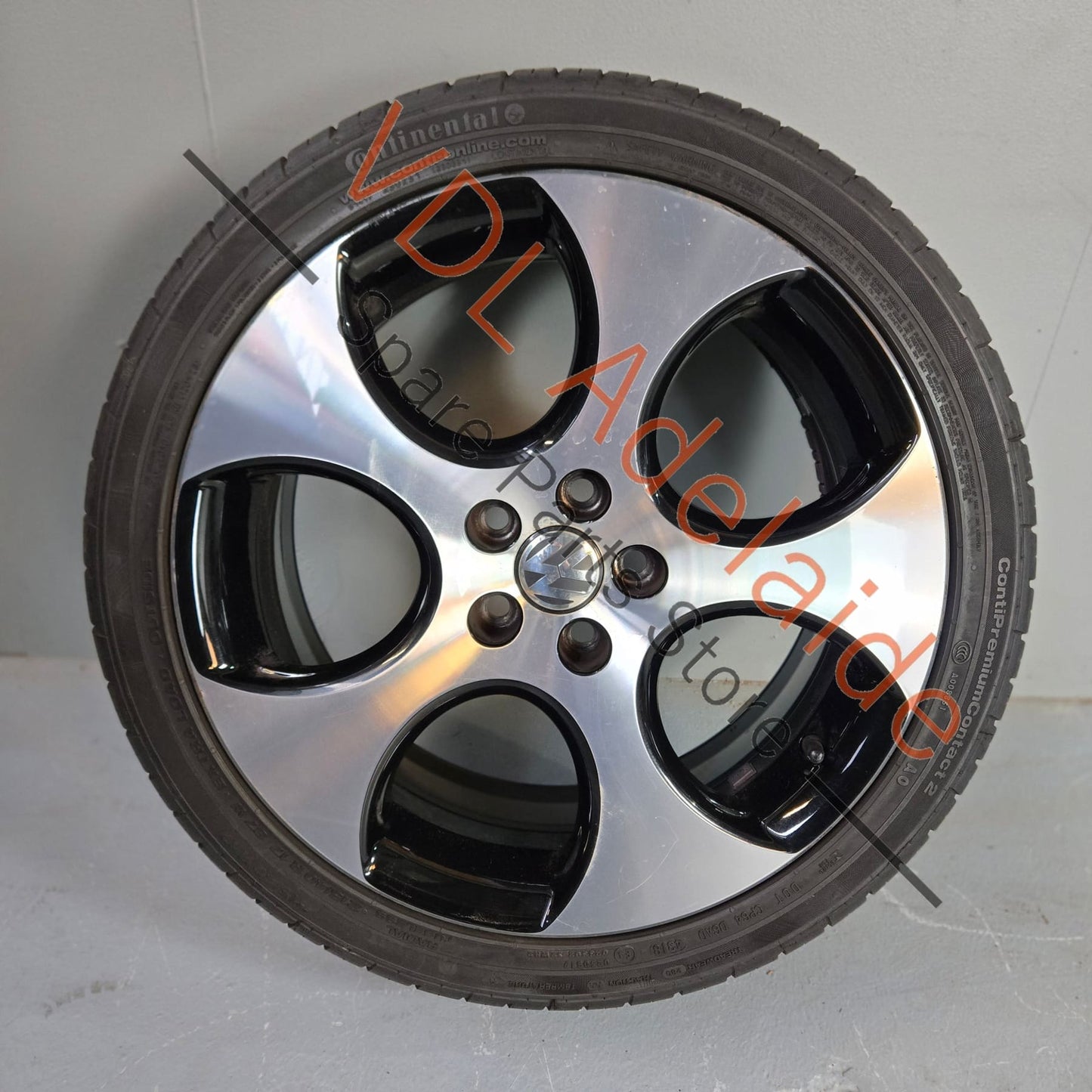 6R0601025S Genuine VW Polo Gti Alloy Wheel 17in 17x7 Detroit Machined Face 5x100 ET46 #04