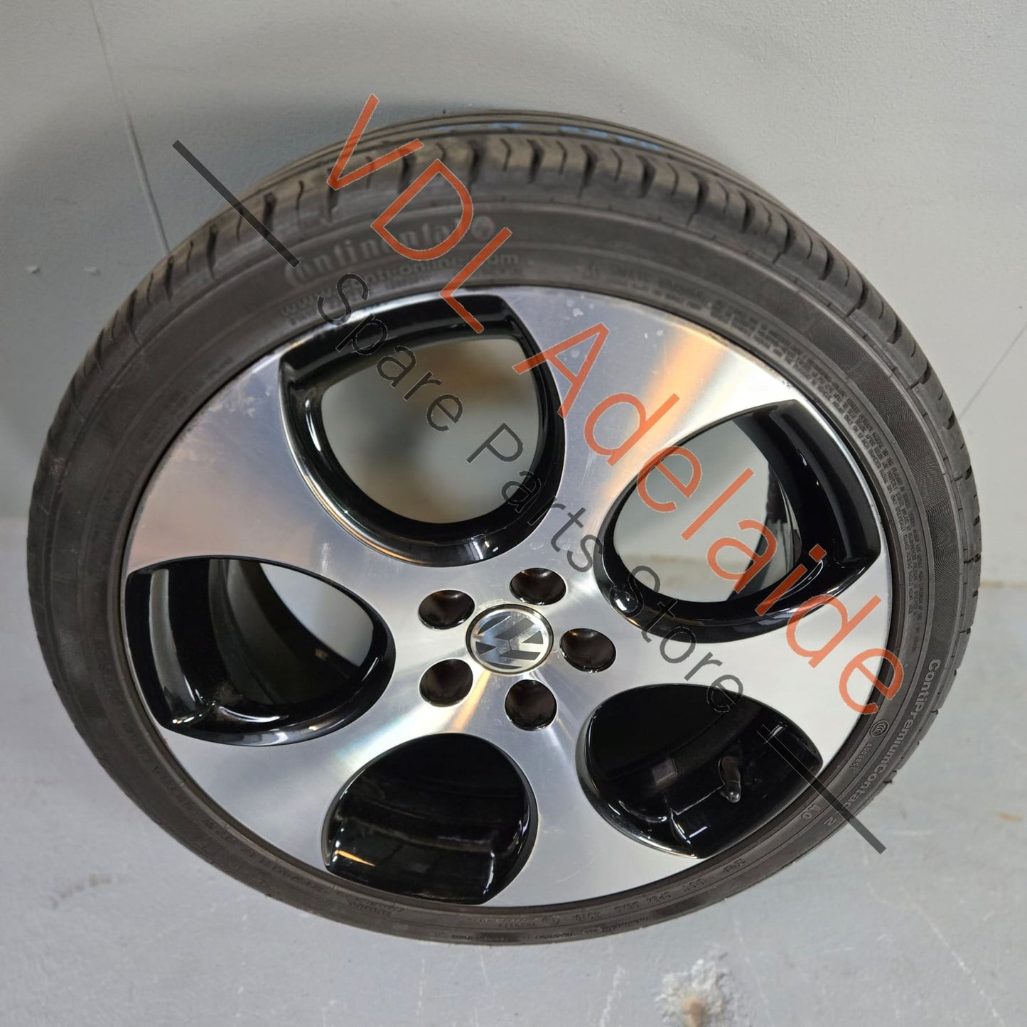 6R0601025S Genuine VW Polo Gti Alloy Wheel 17in 17x7 Detroit Machined Face 5x100 ET46 #04
