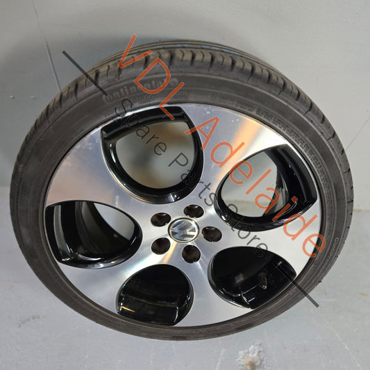 6R0601025S Genuine VW Polo Gti Alloy Wheel 17in 17x7 Detroit Machined Face 5x100 ET46 #04