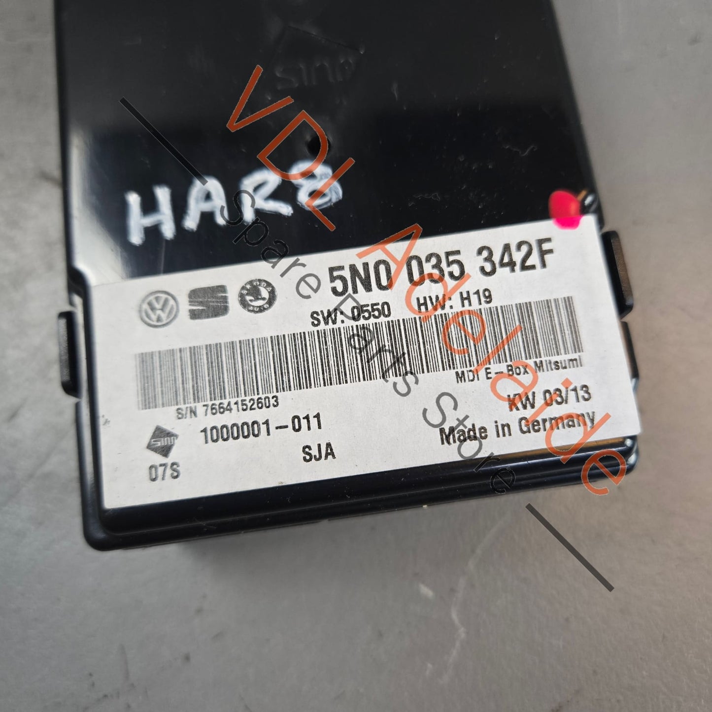 5N0035342F VW Polo Multimedia Interface Box Media-In Control Unit 5N0035342F