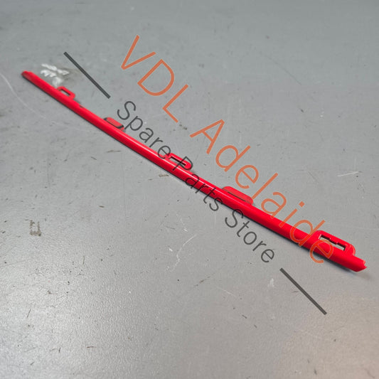 6R0853651RQWD    VW Polo Gti Front Grille Red Stripe Trim Left Lower