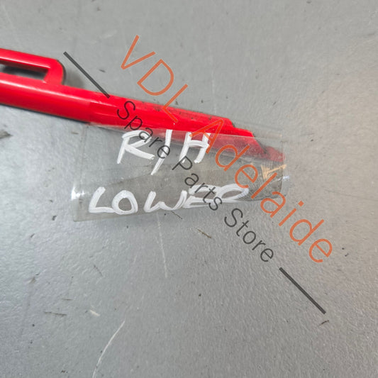 6R0853651RQWD    VW Polo Gti Front Grille Red Stripe Trim Right Lower