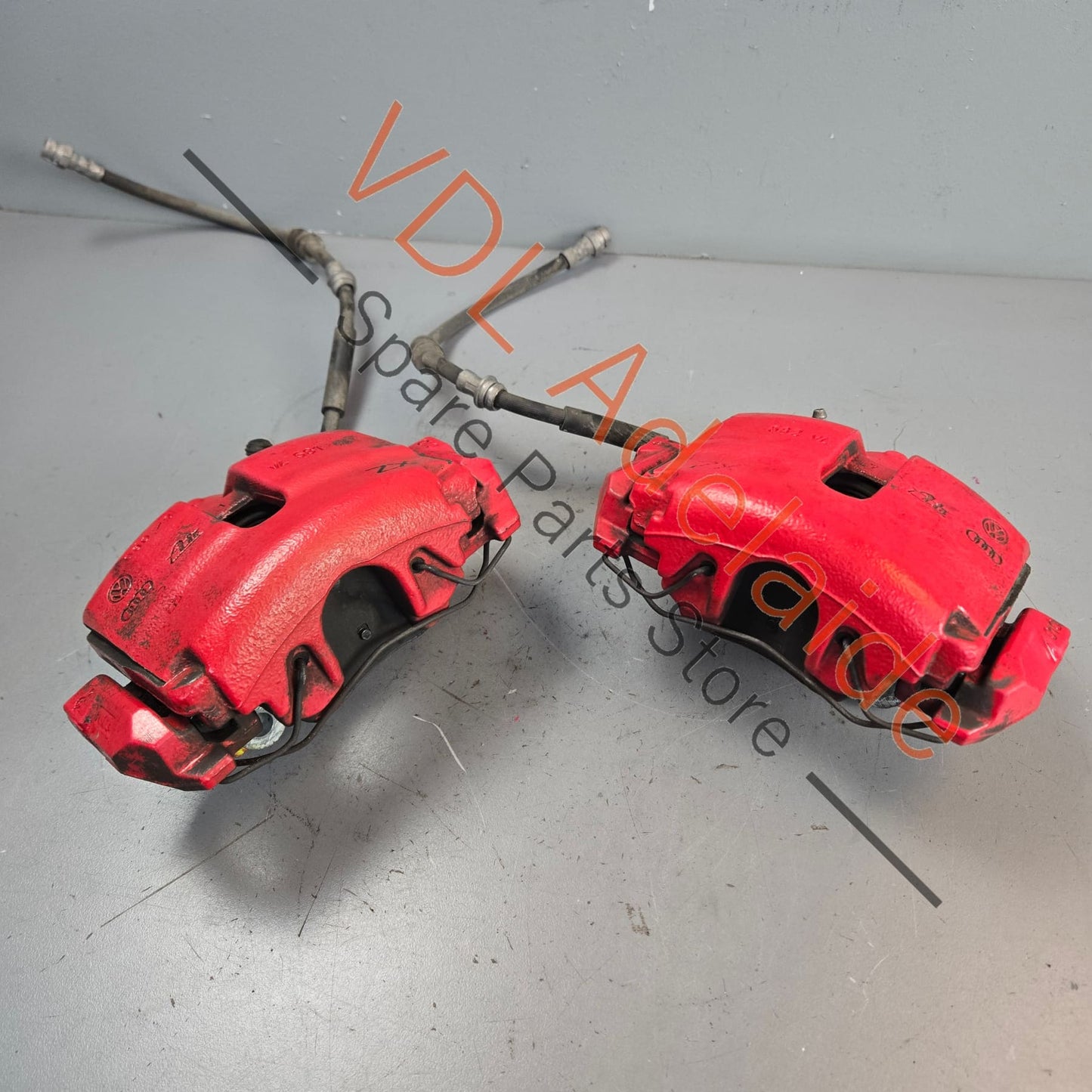 1K0615123M 6R0615125A 1K0615124M VW Polo Gti Front Brake Caliper Set Left & Right with carriers & Bolts 1K0615123M 6R0615125A 288mm x 25mm