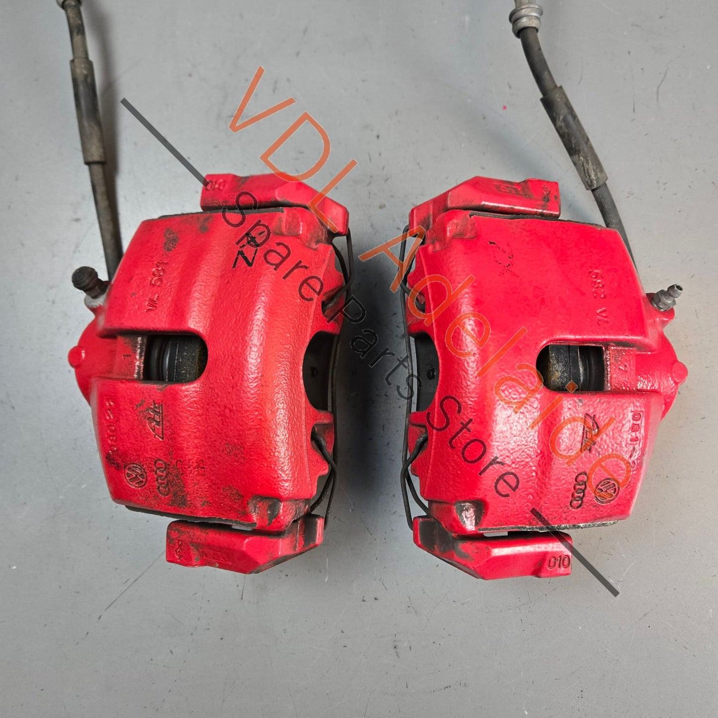 1K0615123M 6R0615125A 1K0615124M VW Polo Gti Front Brake Caliper Set Left & Right with carriers & Bolts 1K0615123M 6R0615125A 288mm x 25mm