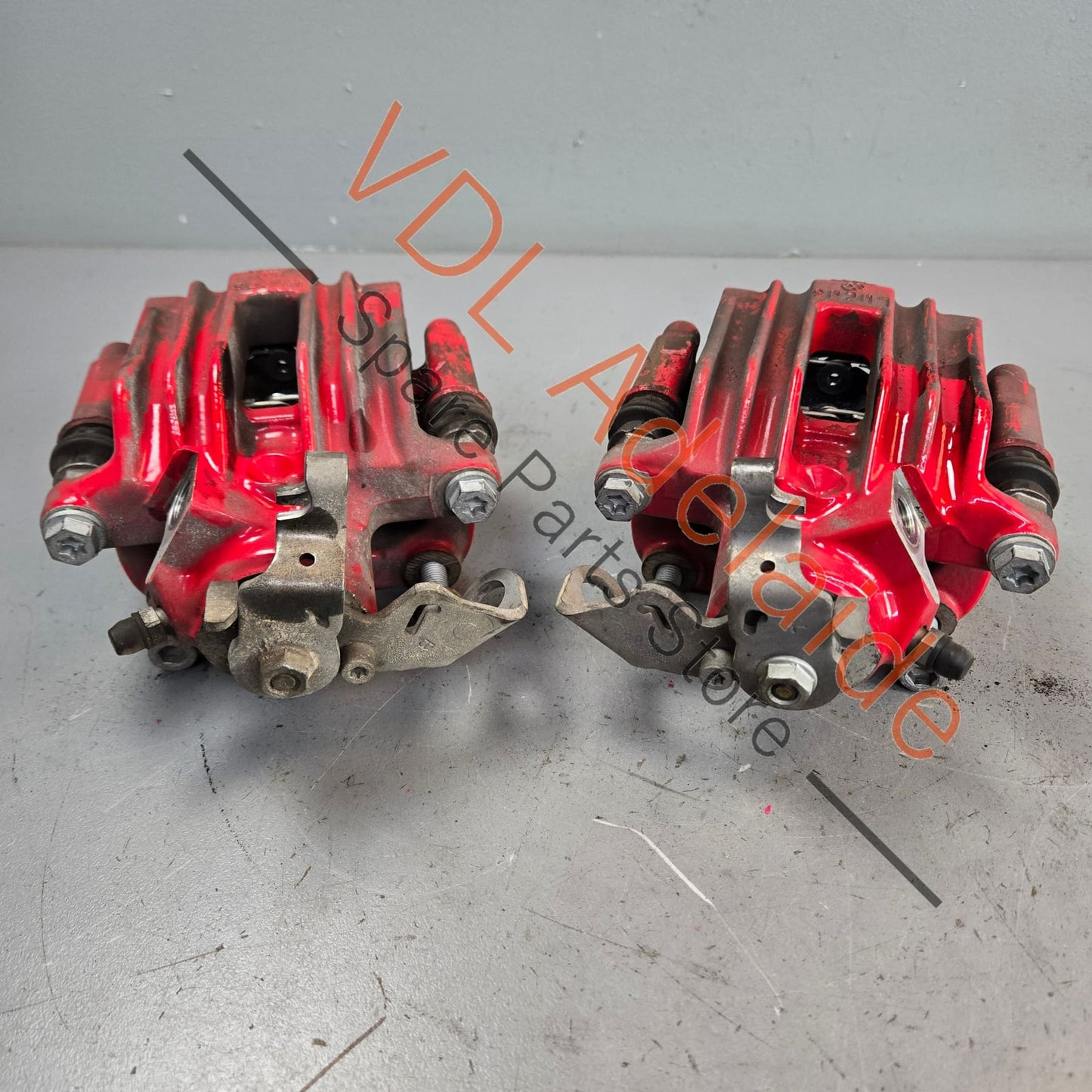 6R0615423A 6R0615425A 6R0615424A 6R0615426A VW Polo Gti Rear Brake Caliper Set Left & Right with carriers & Bolts 6R0615423A 6R0615425A 230mm x 9mm