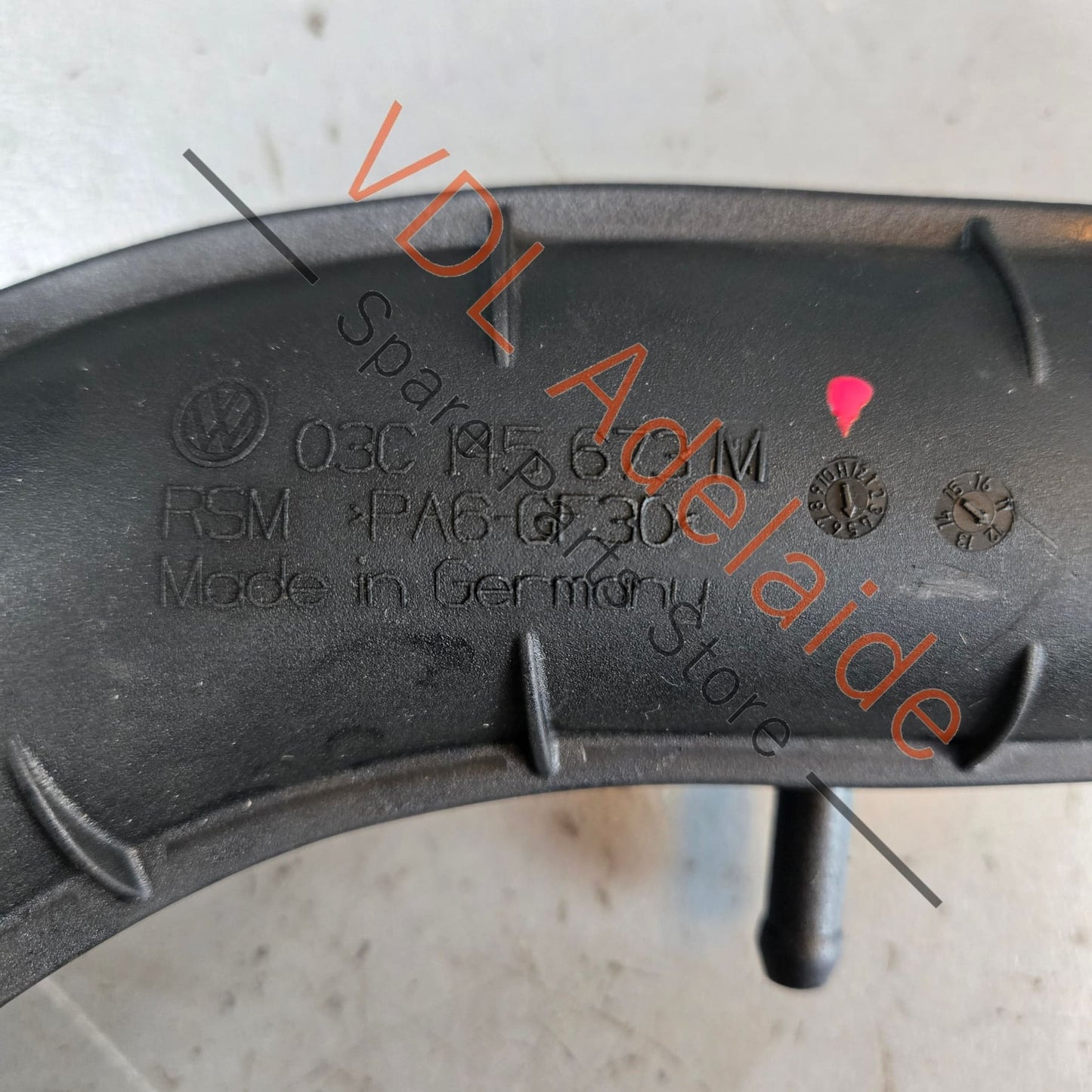 03C145673M VW 1.4 TFSI CAVE CTHE Air Inlet Charge Pressure Pipe Hose 03C1145673M