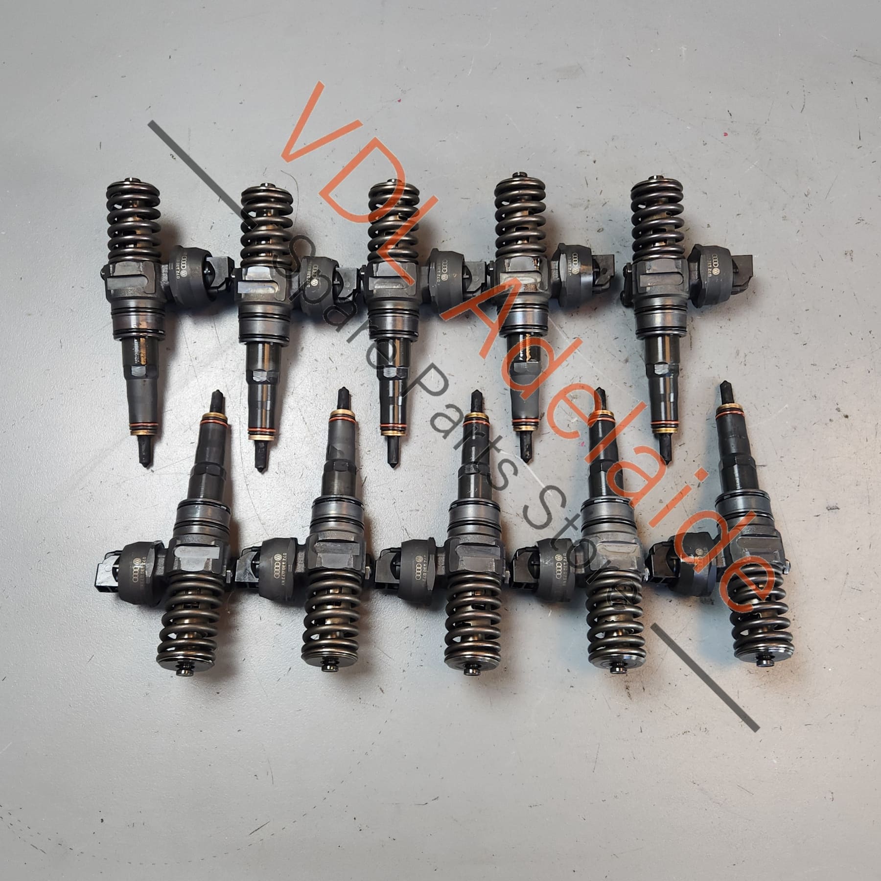 07Z130073N 07Z130073NX   VW Touareg R50 CBWA Diesel Injector set of 10 07Z130073N / 07Z130073NX
