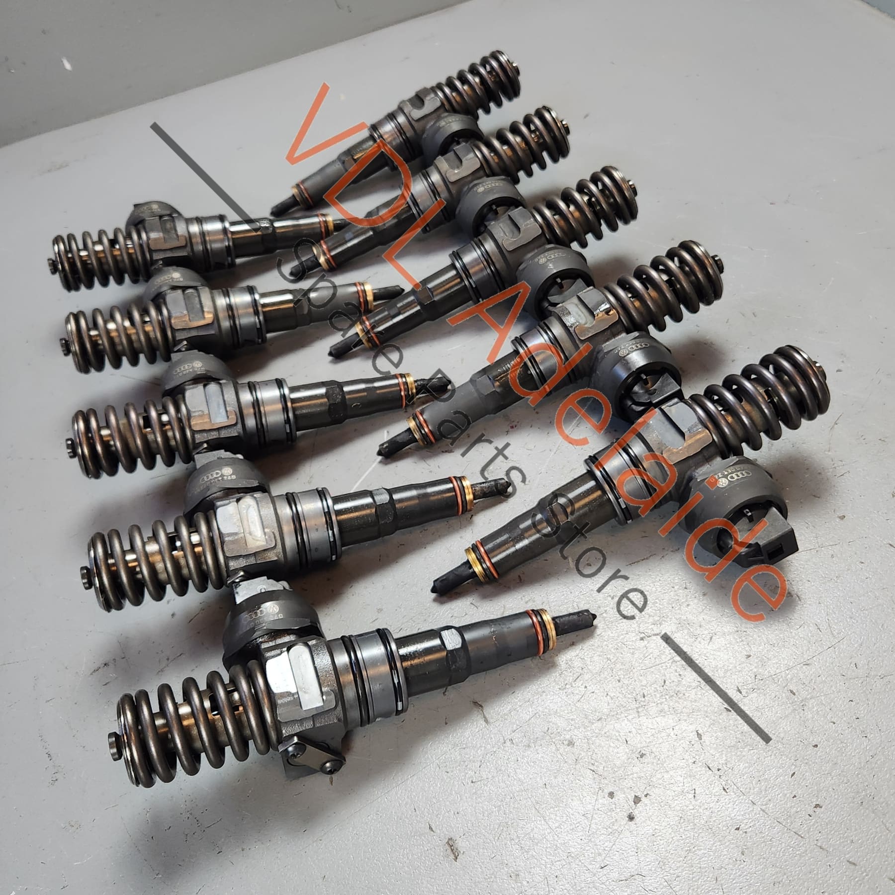 07Z130073N 07Z130073NX   VW Touareg R50 CBWA Diesel Injector set of 10 07Z130073N / 07Z130073NX