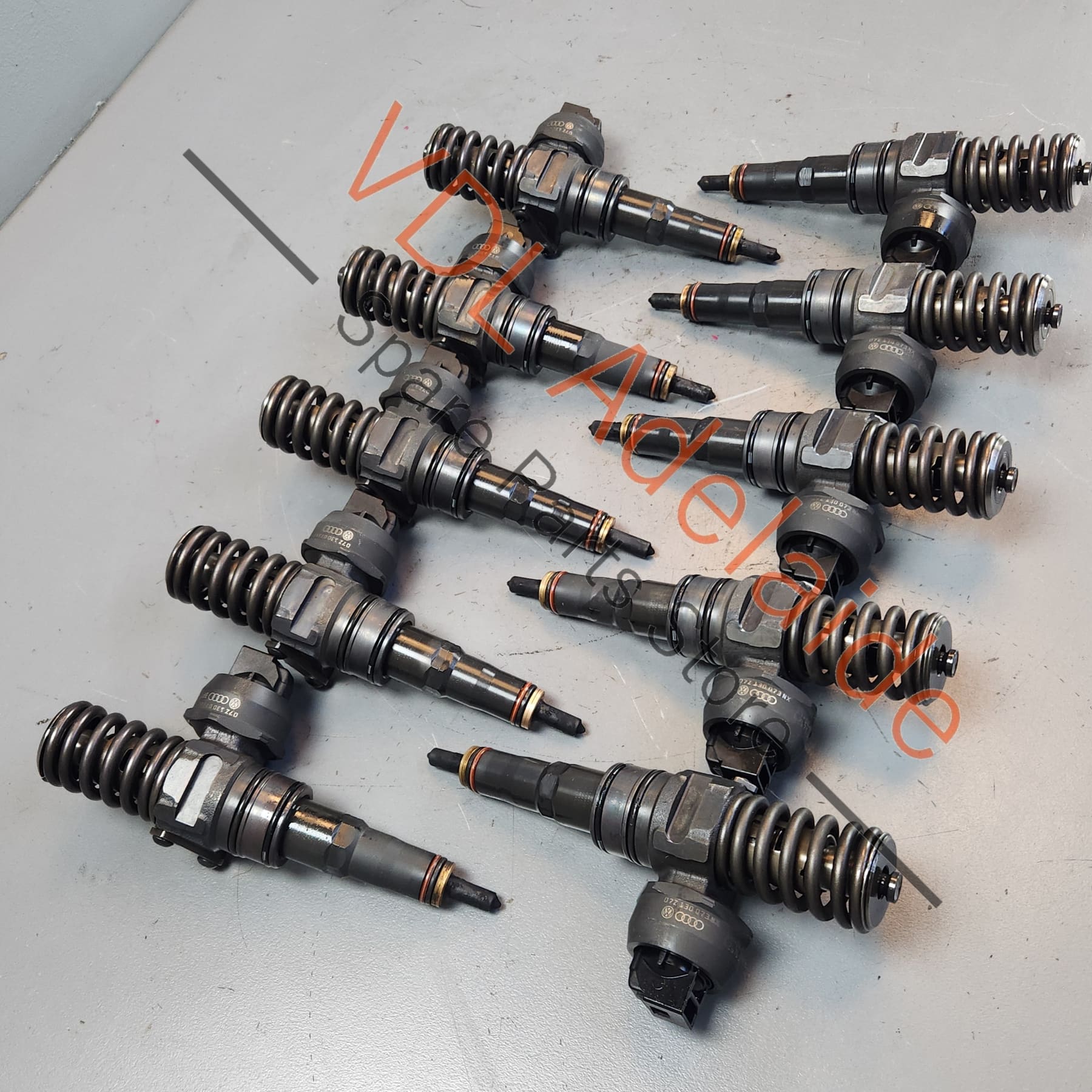 07Z130073N 07Z130073NX   VW Touareg R50 CBWA Diesel Injector set of 10 07Z130073N / 07Z130073NX