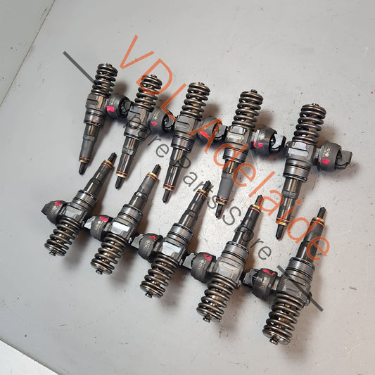 07Z130073N 07Z130073NX   VW Touareg R50 CBWA Diesel Injector set of 10 07Z130073N / 07Z130073NX