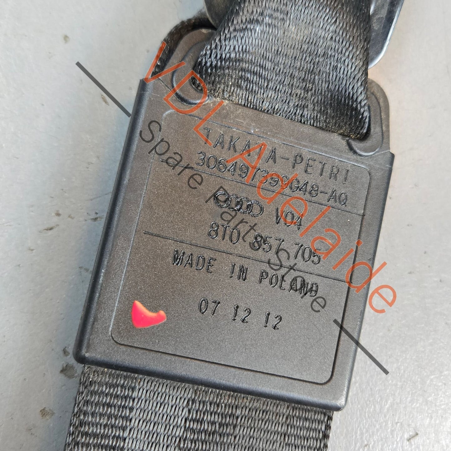 8T0857705 Audi A5 S5 RS5 Front Seatbelt 8T0857705