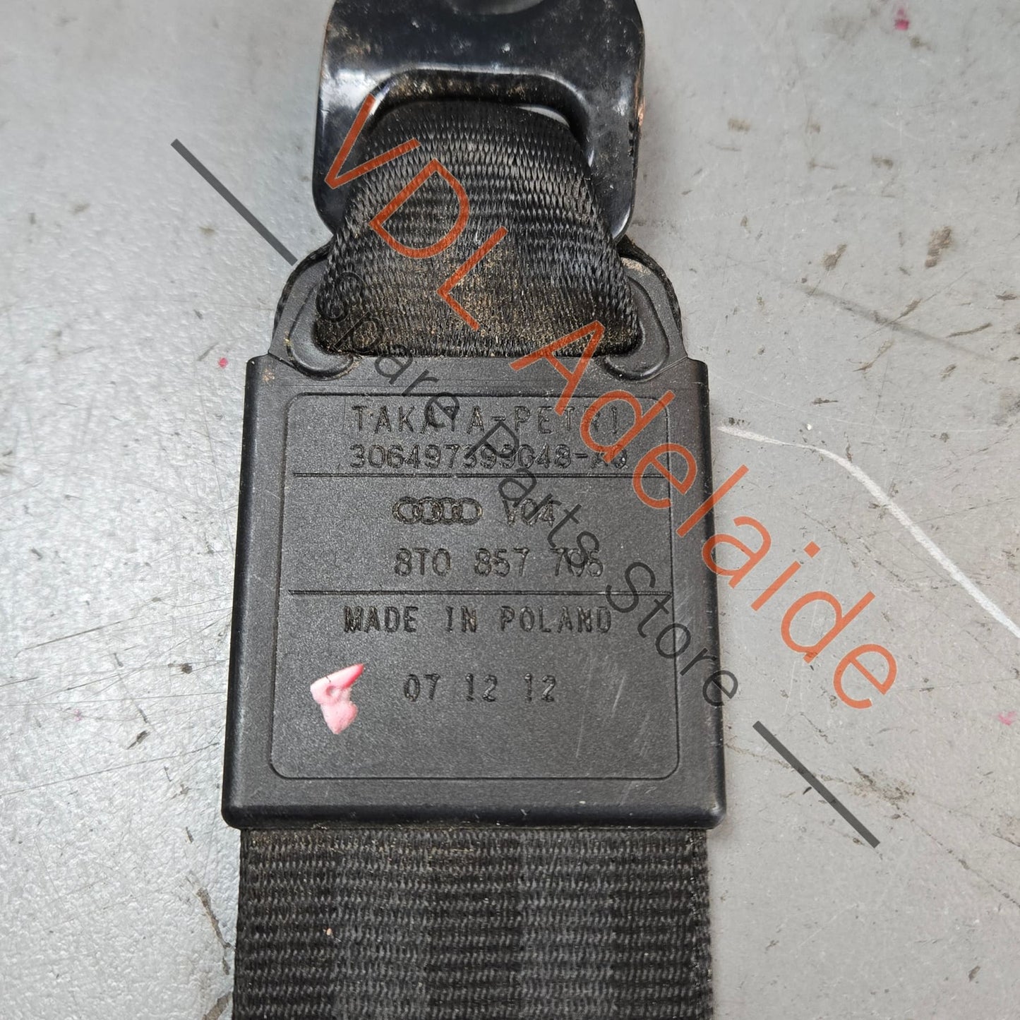 8T0857705 Audi A5 S5 RS5 Front Seatbelt 8T0857705