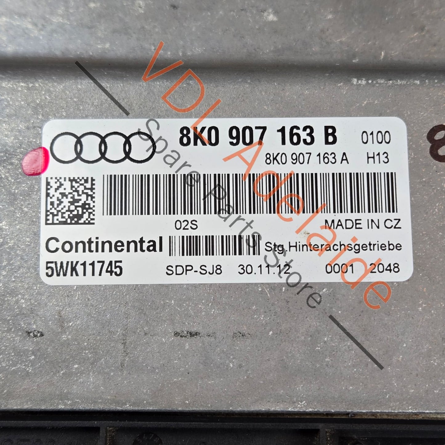 8K0907163B Audi RS5 Differential Control Unit for AWD 8K0907163B