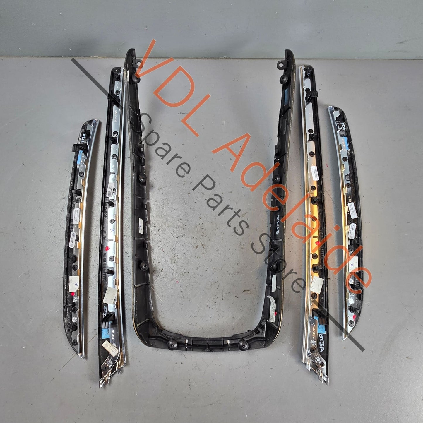 8K0863305AE6T3 8T0867409AF6T3 8T0867419AF6T3 Audi RS5 Set of Carbon Fibre Interior Trim Set Doors and Console 8T0867409AF 6T3 8K0863305AE 6T3